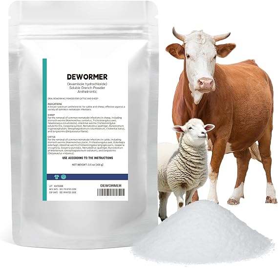 Soluble Drench Powder, Dewormer for Cattle and Sheep, 3.5 oz (100 g)