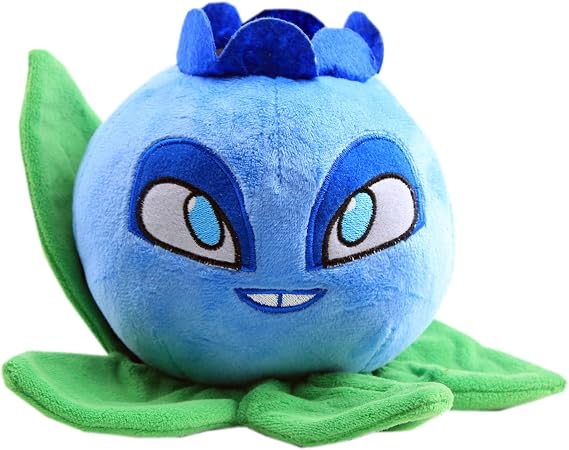 Game Plants Plush Toys Stuffed Plushies Doll Figures Birthday Gift for Kids (Blueberry)