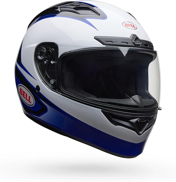 Bell Helmets Qualifier DLX MIPS - White/Blue Tarmac, Medium