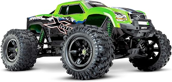 Traxxas TRA77086-4-GRNX X-Maxx 8S ESC GREEN Brushless Electric Monster Truck with TQi