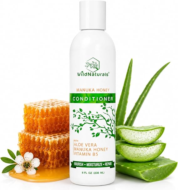 Wild Naturals Eczema and Psoriasis Treatment - Anti-Dandruff Deep Conditioner for Damaged, Dry Hair and Seborrheic Dermatitis Scalp