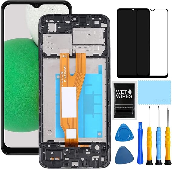 for Samsung Galaxy A03 Core A032 Screen Replacement with Frame | ZTOOYO For Samsung A03 Core Screen Replacement A032m A032f For Samsung A03 Core LCD Display Digitizer Touch Screen Assembly