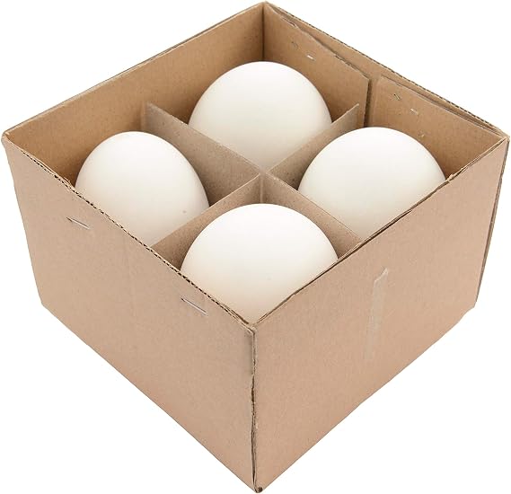 Goose Eggs White 4 Pcs/Box