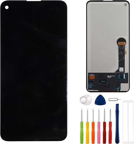 Replacement TFT Display Touch Screen Digitizer Assembly Compatible with Google Pixel 4A 5G G025I 6.2" with Tools