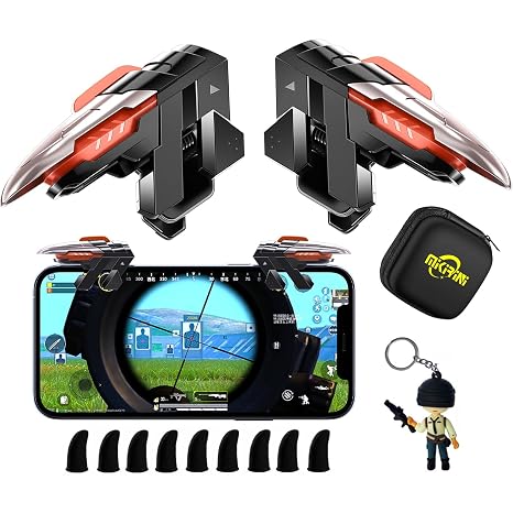 Mikirini 13 in 1 PUBG Mobile Controller Combo for iPhone & Android Phones
