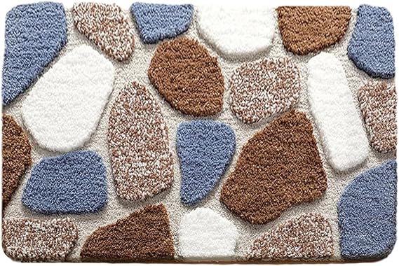 Indoor Doormat, 16 x 24 inches, Non Slip Rubber Backing, Absorbent Entrance Mat, Washable
