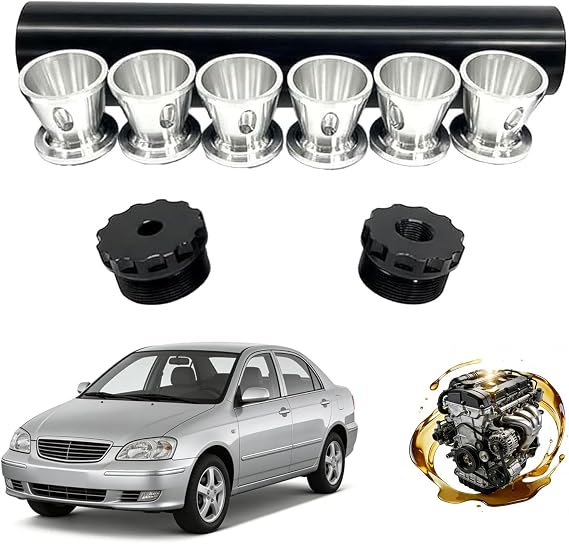 Solvent Filter Trap 1/2 X 28 Black Aluminum Fuel Filter Kit with Multiple End Caps Industrial Grade Automotive Accessories 1/2 x 28 * 1 set