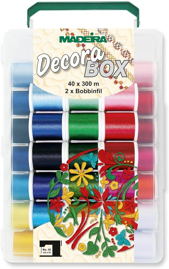 Tacony Madeira Decora No. 12 Thread Sampler Multi-Colour 9.53 x 34.29 x 24.13 cm