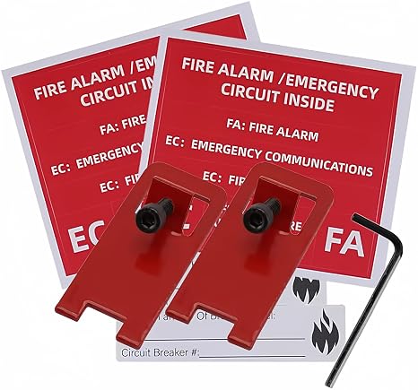 2 Sets ELOCK-FA Fire Alarm Lock, E-Series Fire Lockout Kit