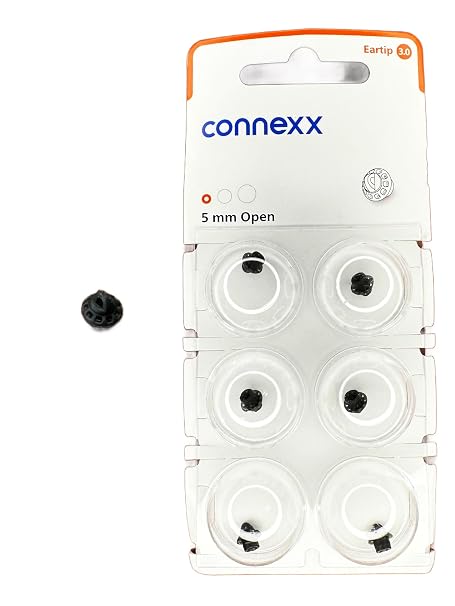 Connexx Eartip 3.0 - Open for Signia, Widex, Rexton (5mm)