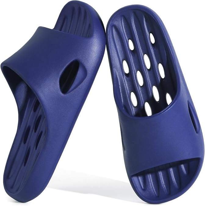 Aoowoll Shower Shoes for Men and Women Non-Slip Sandals Bathroom Slippers