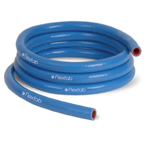 FlexFab - 1/4" ID X 75 ft 5526 Blue Silicone Heater Hose 6mm 350F Radiator Coolant P/N 5526-025
