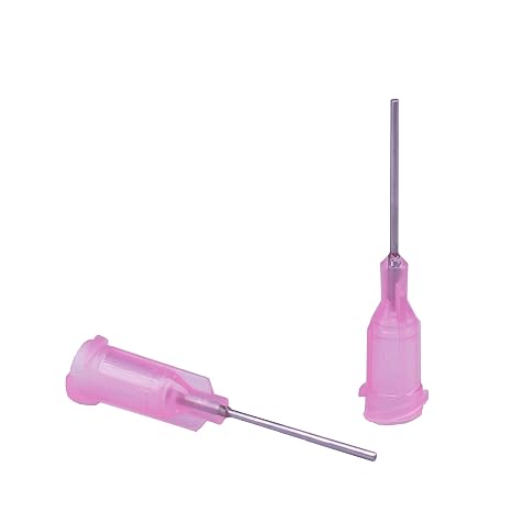 100PCS Industrial Unsterilized Blunt Tip Dispensing Needles, 20Ga x 1 Inch Length, Stainless Steel, Pack of 100 for DIY, Hobby Crafts, etc.