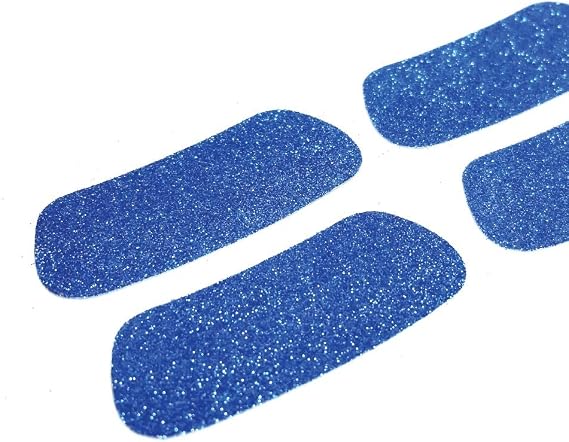 EyeBlack Under Eye Colorful Glitter Strips | Football, Baseball, Softball, Soccer | Great for Adults and Kids | Tailgating Fans, Sporting Events, Cheering Fans - 2 Pairs / 4 Strips - Blue