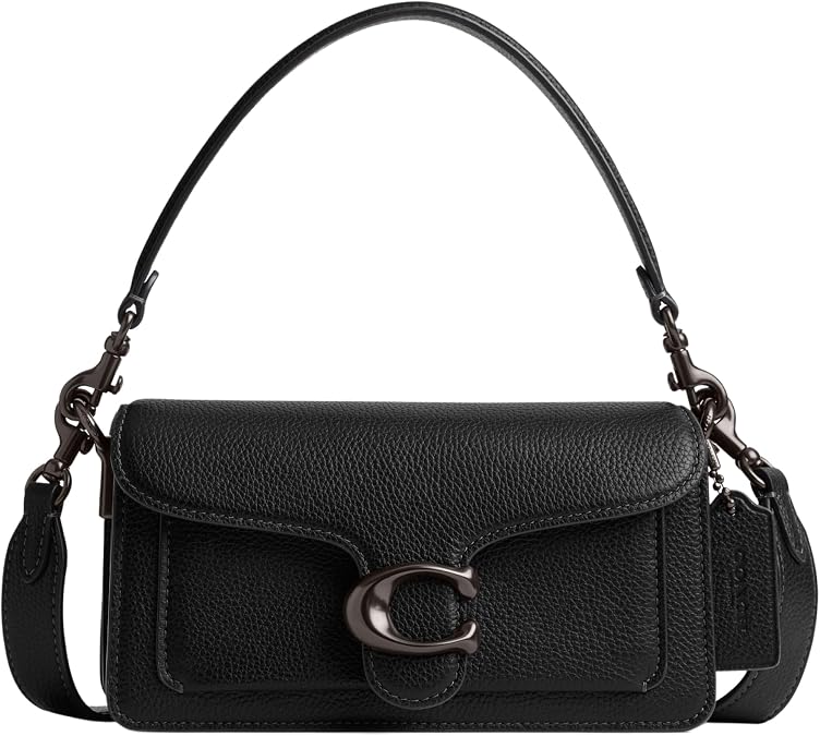 Coach レディース タビーショルダーハンドバッグ, ブラックNero, One Size, タビーショルダー。