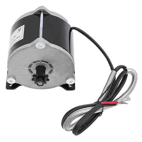 Gear Reduction Electric Motor MY1018E-D, 24V 500W 1700RPM Electric Bicycle Brushed Motor Reductor Brushed DC Motor for Electric Bicycle, Scooter, Bikes, etc (500W,24V)