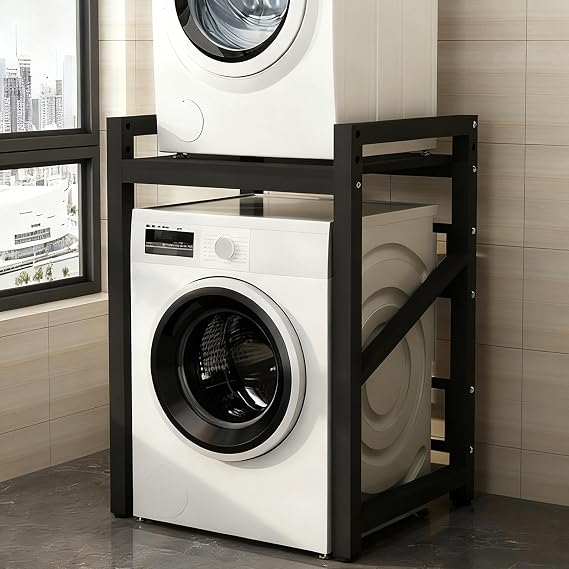 Washer Dryer Stand Stacking Kits,Height-Adjustable Stacking Rack for Tumble Dryers 551lb Load Capacity, Suitable for Washing Machines and Dishwashers, Ideal for Balcony Laundry Areas.