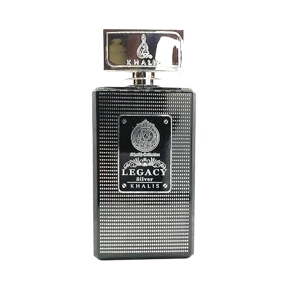 Maison d'Orient Legacy Silver Eau de Parfum 3.4 oz - Fresh Unisex Perfume with Lemongrass Cedarwood and Musk loved for its long lasting trail and compliment catching aroma