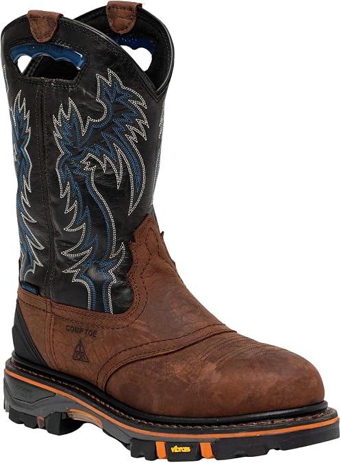 Cody James Men's Men'S 11" Decimator Waterproof Western Work Boot Nano - Drp-2