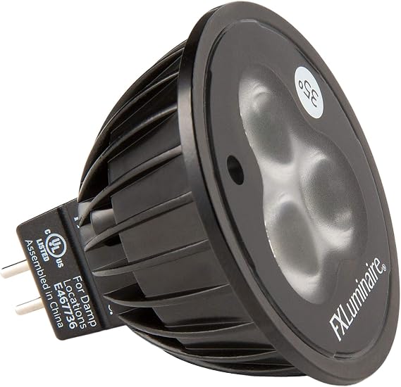 FX Luminaire MR16LED35WFL MR16 Warm 2700K; 35 Flood; 5W = 35 Watt Incandescent Equivalent; Cree LED's; MR16-LED-35-W-FL FXLuminaire Lamp Bulb Hunter