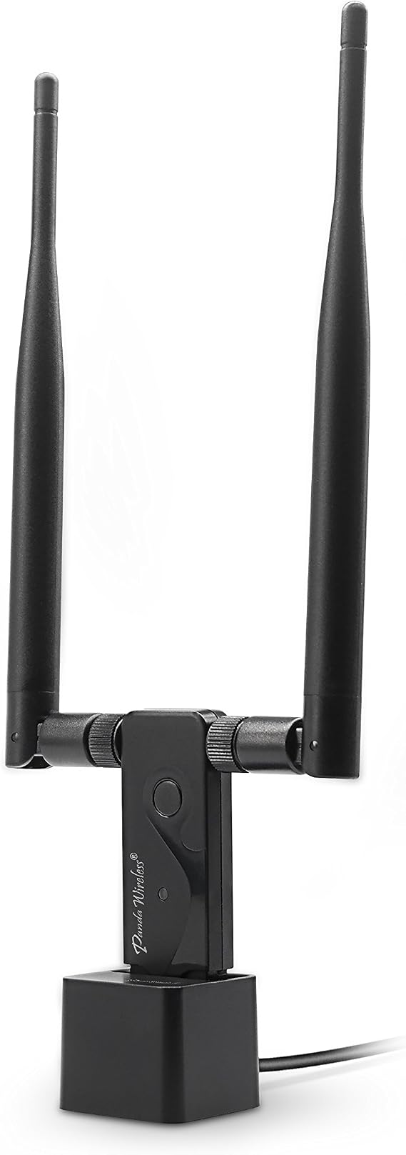 Panda Wireless PAU09 N600 Dual Band (2.4GHz and 5GHz) Wireless N USB Adapter W/Dual 5dBi Antennas - Windows XP/Vista/7/8/8.1/10, Mint, Ubuntu, openSUSE, Fedora, Centos, Kali Linux and Raspbian