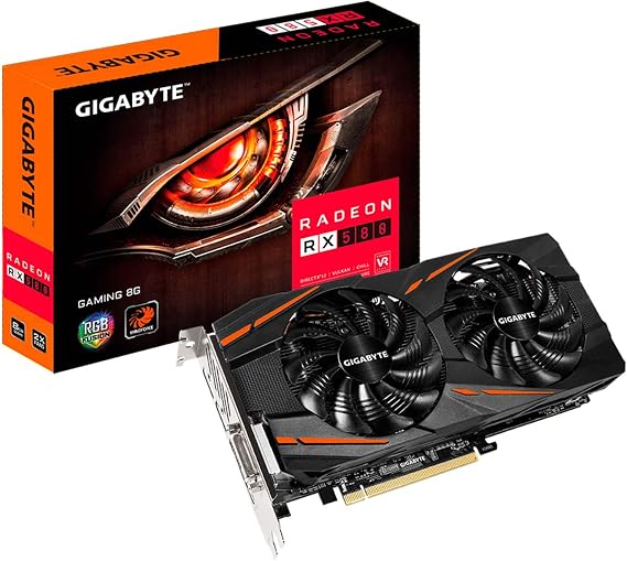 GIGABYTE Radeon RX 580 Gaming 8GB Graphics Card GV-RX580GAMING-8GD.