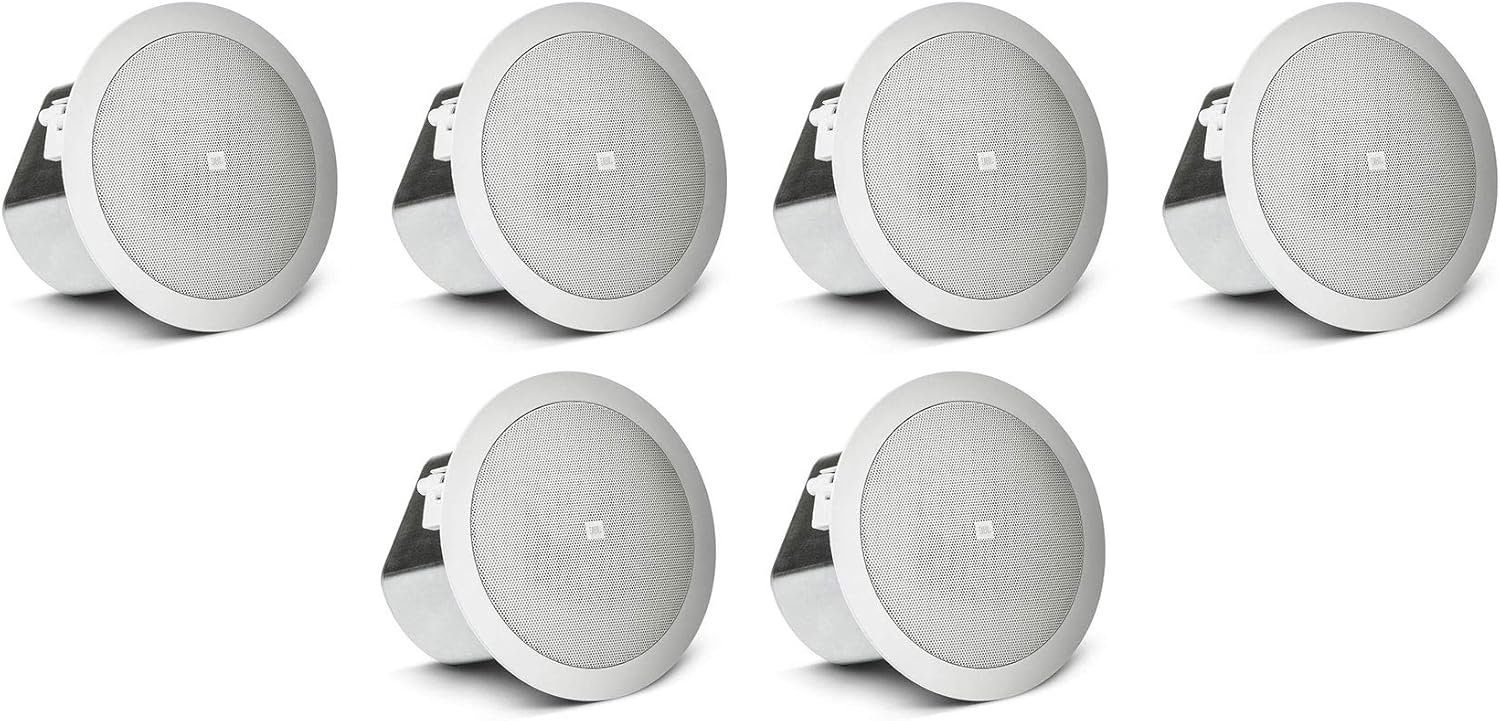 3 Pair JBL Control 12CT 3 15w 70v in-Ceiling Speakers for RestaurantBarCafe 6 Items