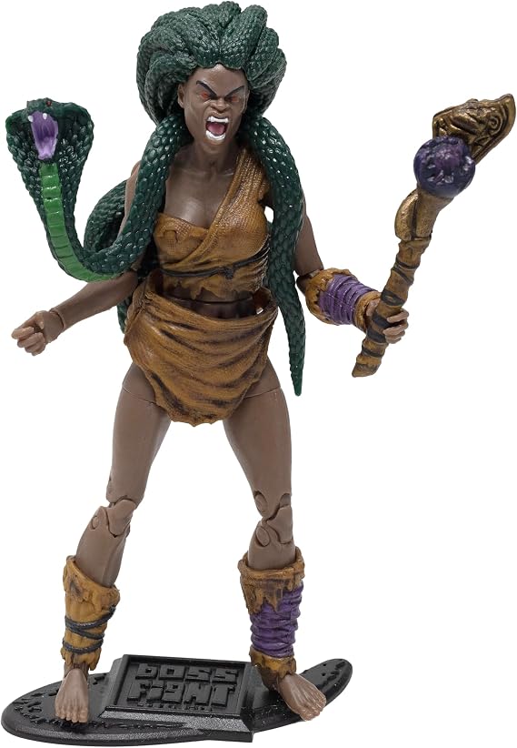 Boss Fight Studio Vitruvian H.A.C.K.S. Fantasy Series - Stheno Action Figure - Highly Articulated Collectible and Customizable Figurine with Interchangeable Parts and Accessories - 1:18 Scale