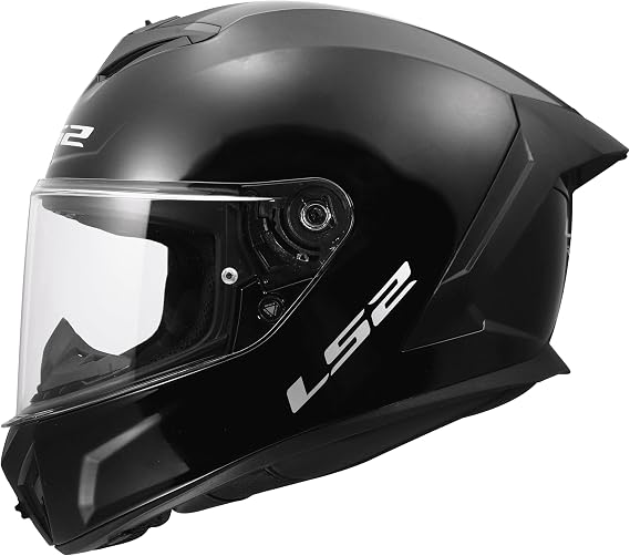LS2, Integral Motorcycle Helmet RAPID III Solid Gloss Black