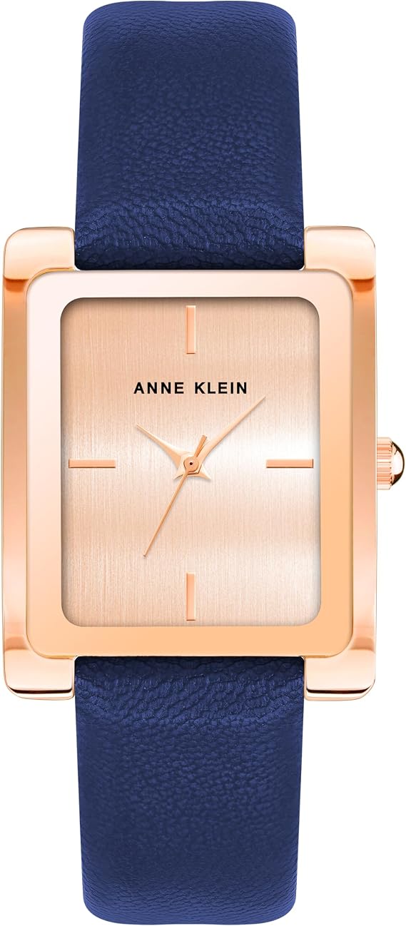 Anne Klein Women's Leather Strap Watch