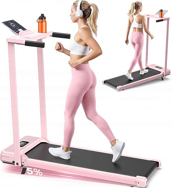 ANCHEER Walking Pad with Incline-Small Treadmill for Home