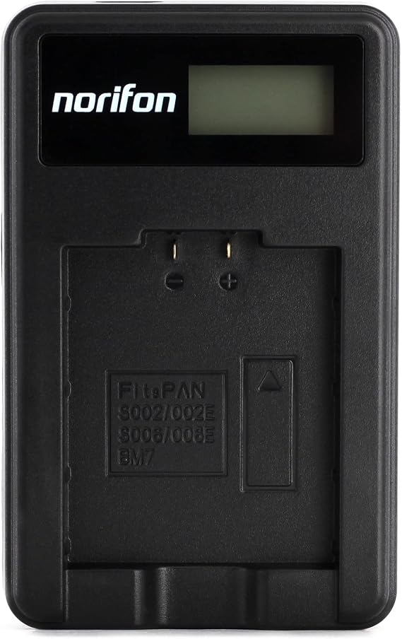 Norifon CGA-S002 LCD USB Charger for Panasonic Lumix DMC-FZ1