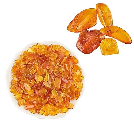 Natural Baltic amber stones, therapeutic-grade crystals, and amber insect fossils can be used for healing, fish tank decoration, yoga, meditation, and craftwork making