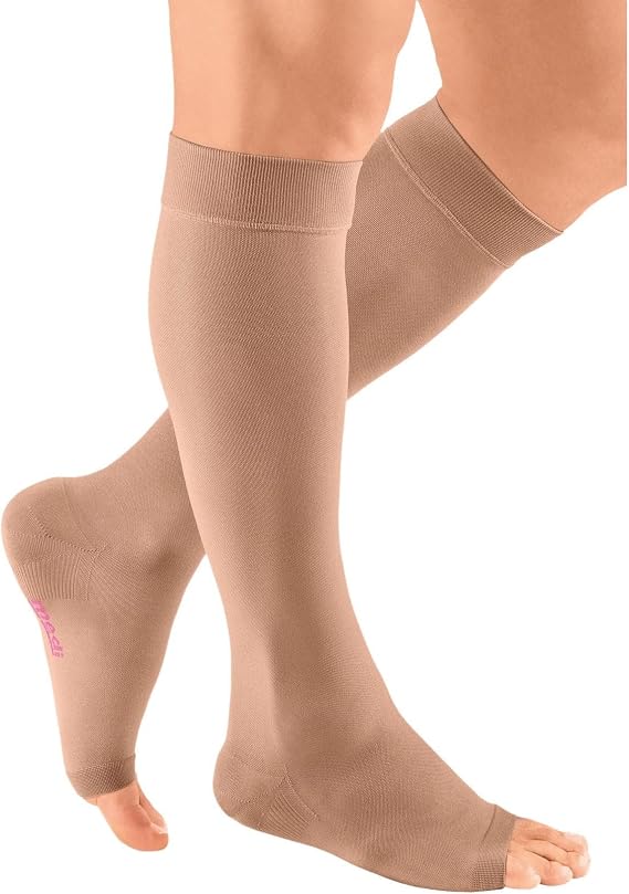 mediven Plus for Men & Women, 20-30 mmHg Knee High Open Toe Compression Socks