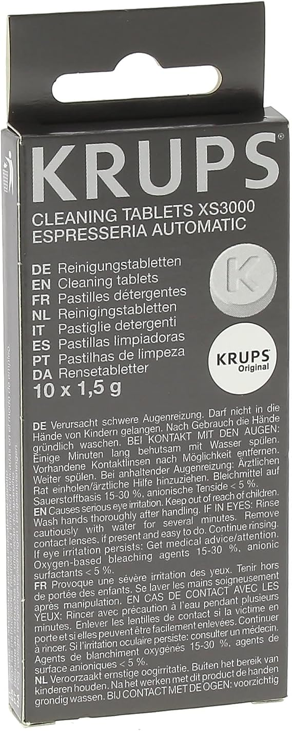 Krups XS3000 Cleaning Tablets (Includes 10 tablets)