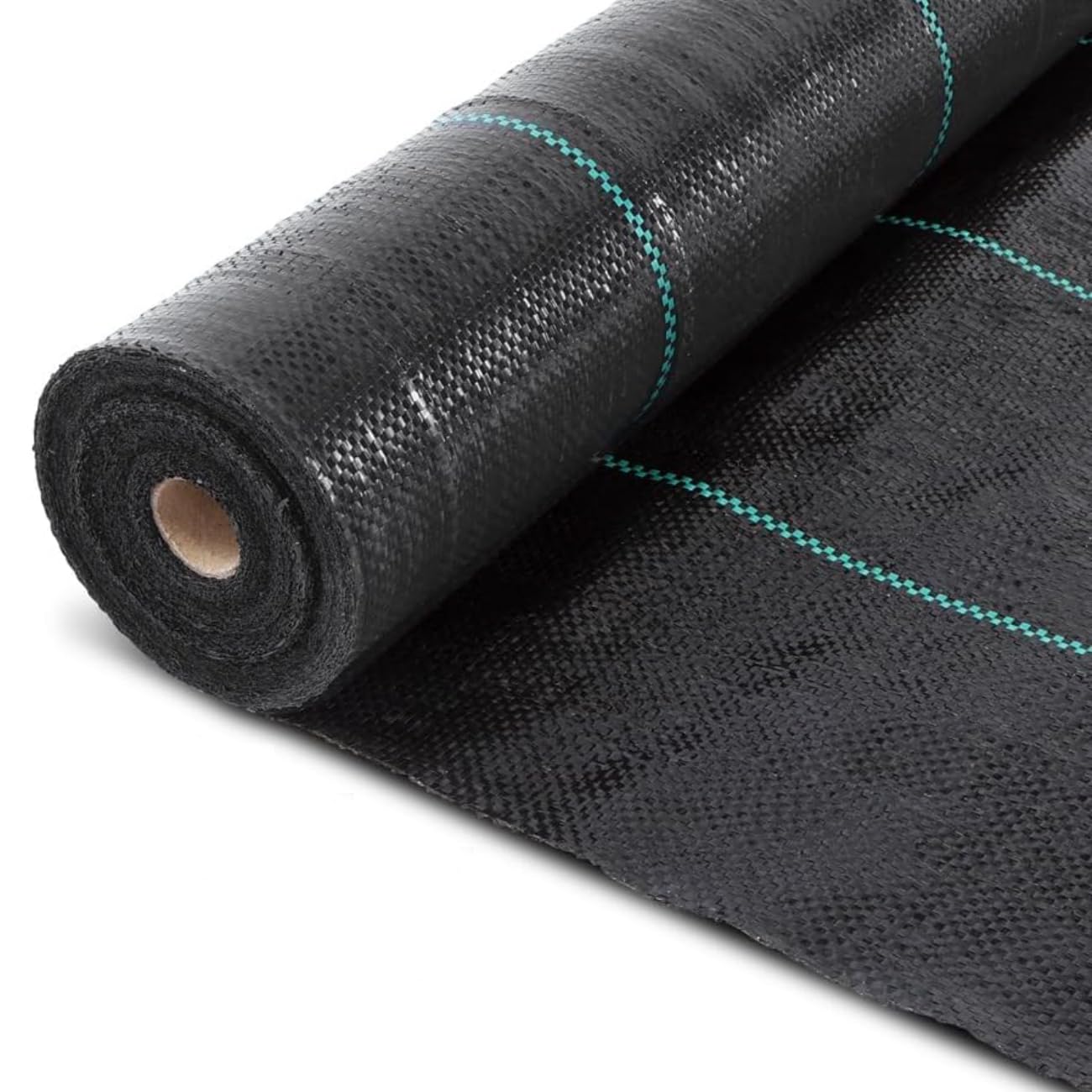 wohohoho 10ft x 33ft Weed Control Membrane Roll, 3m x 10m Garden Weed Membrane Heavy Duty Landscape Weed Control Fabric, 3.2oz Weed Suppressant Membrane for Patios, Garden, Flower beds, Pond