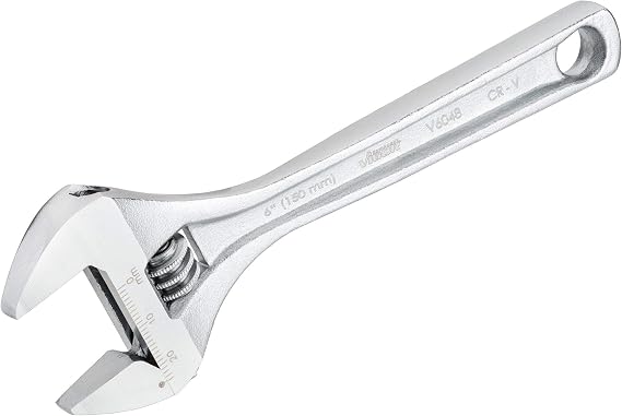 Vigor Adjustable Spanner (Width 0-24 mm) V6048 Silver