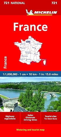 Michelin France Map 721 (Maps/Country (Michelin))
