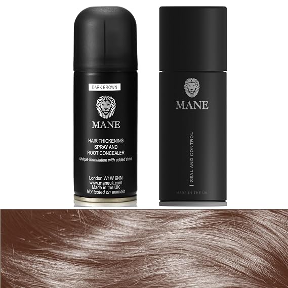 Mane Hair Thickener with a Seal and Control 100 ml duo pack (Dark Brown)
