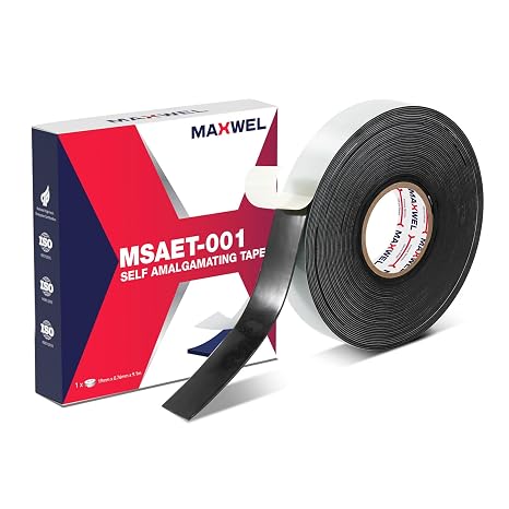 Self Amalgamating Rubber Splicing Tape Electrical Insulating Tape | 3/4" 10 Yards General Purpose, Waterproof, High Voltage, Self Fusing, for Electrical Wire Insulating, Self Sticking Tape