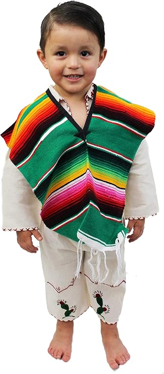 Leos Imports (TM Mexican Sarape Serape Boys/Girls Poncho