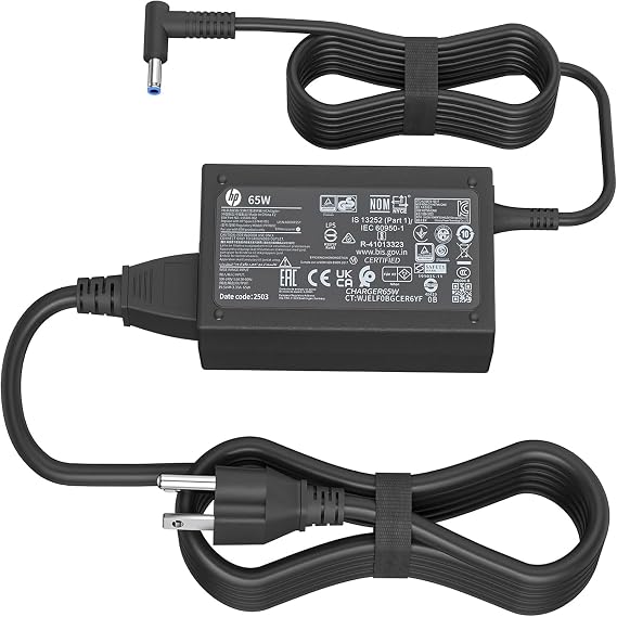 65W AC Laptop Charger Compatible with HP Elitebook Series Probook