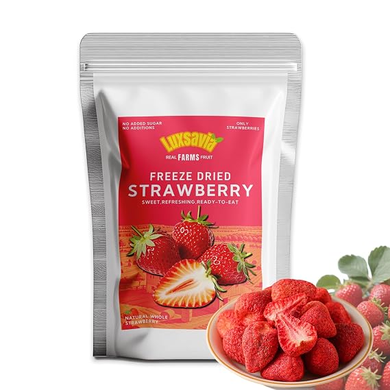 Freeze Dried Strawberries 3.52OZ/100g,50-55 per bag