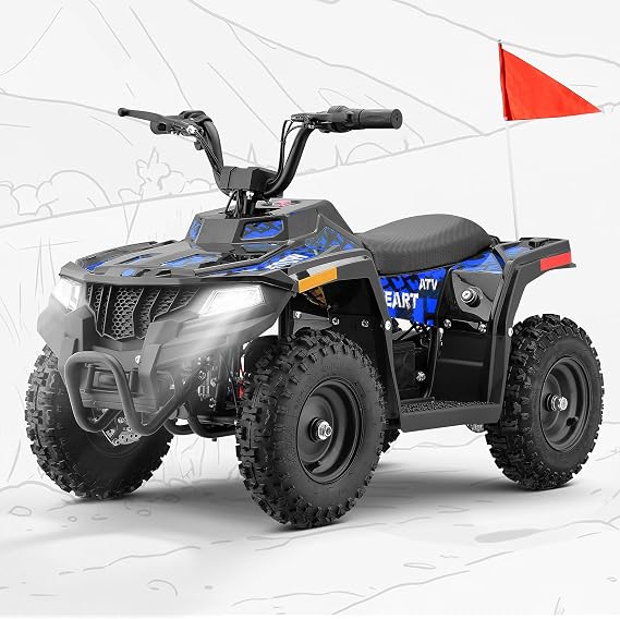 Hover Heart Electric ATV for Kids, 36V Electric 4 Wheeler with 500W Motor