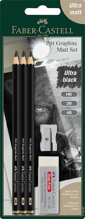 Faber-Castell Pitt Graphite Matte Pencils Set of 5