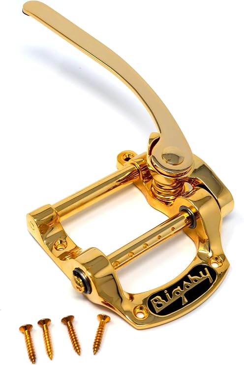 Bigsby B5 Vibrato Tailpiece, String-Thru, Gold