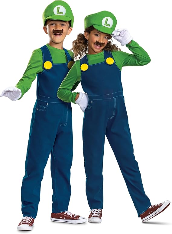 Nintendo Super Mario Bros Costume, Officially Licensed Super Mario Bros. Costume and Accessories for Kids
