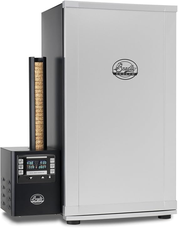 Bradley Smoker BTDS76P 4-Rack Outdoor Natrual Draft Digital Vertical Smoker