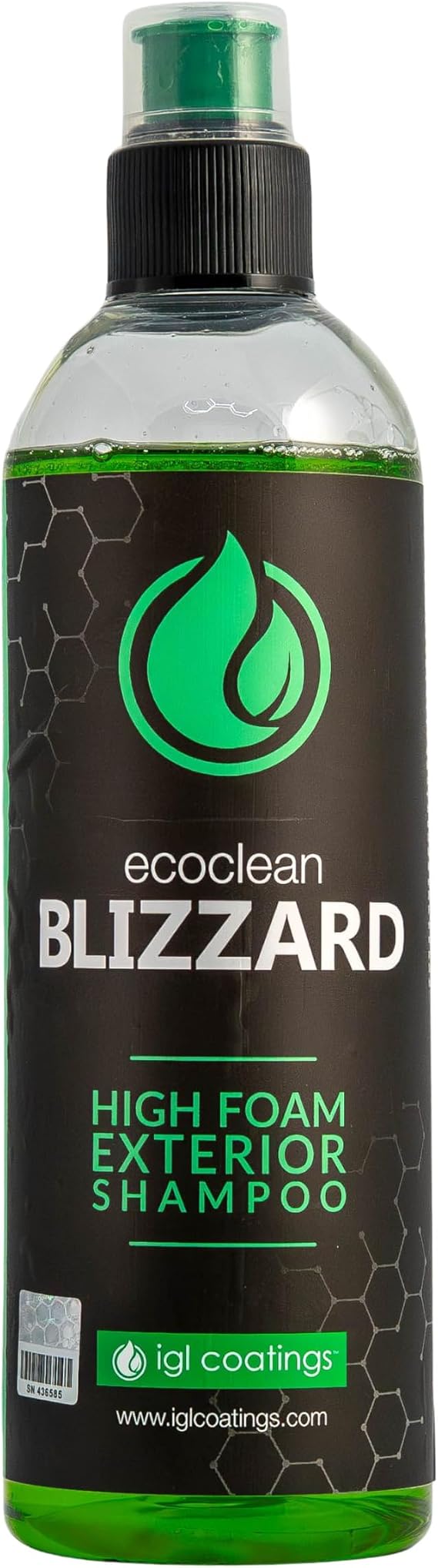 IGL Ecoclean Blizzard High-Foaming Car Shampoo (500ml) Foam Cannon & Bucket Use