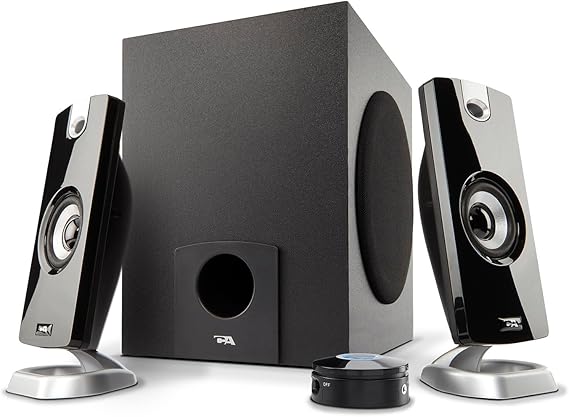 Cyber Acoustics CA-3090 2.1 Speaker System, 18W, Subwoofer